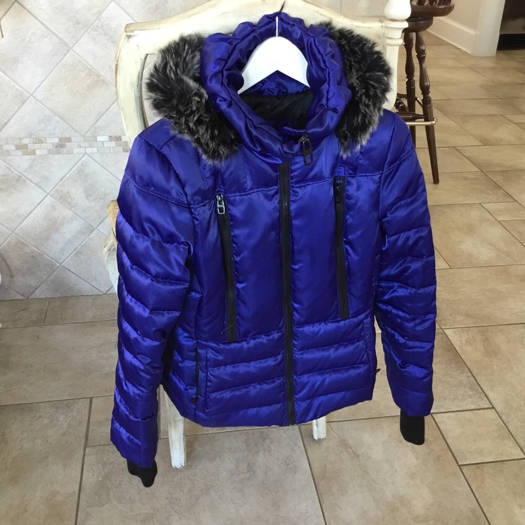 Miss Sixty Puffer/Ski Jacket With Detachable Hood